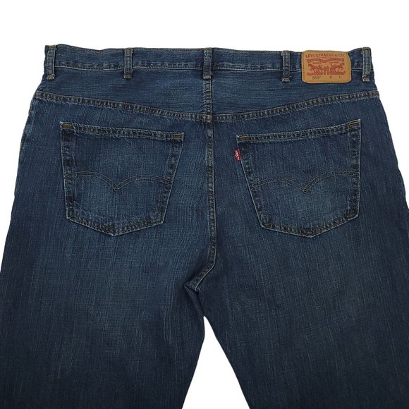Levis 559 Relaxed Straight Fit Jeans Mens Size 44 x 31 Dark Wash Denim - Picture 11 of 12